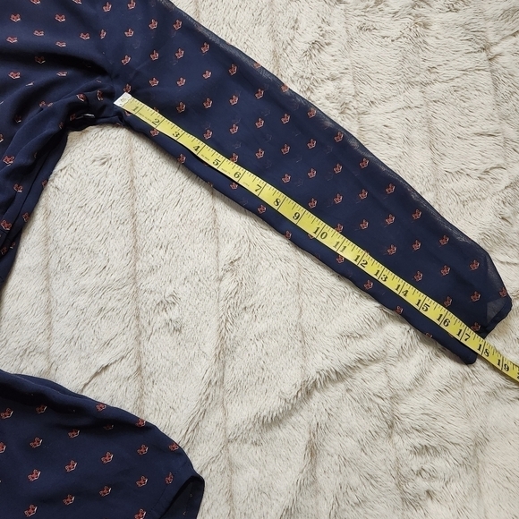 Romper Navy blue with small fox print Size 10 DIVIDED - Picture 11 of 15